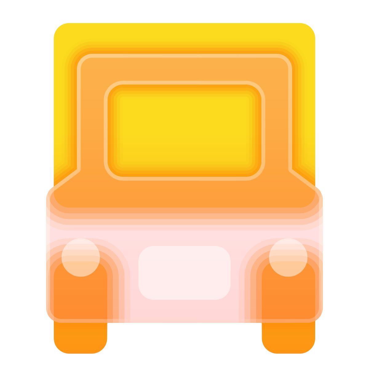 icona camion interstatale glassmorphism stile