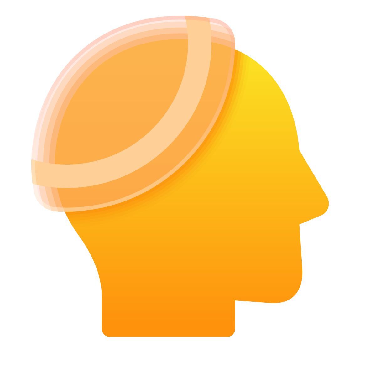 glassmorphism style kippah icon