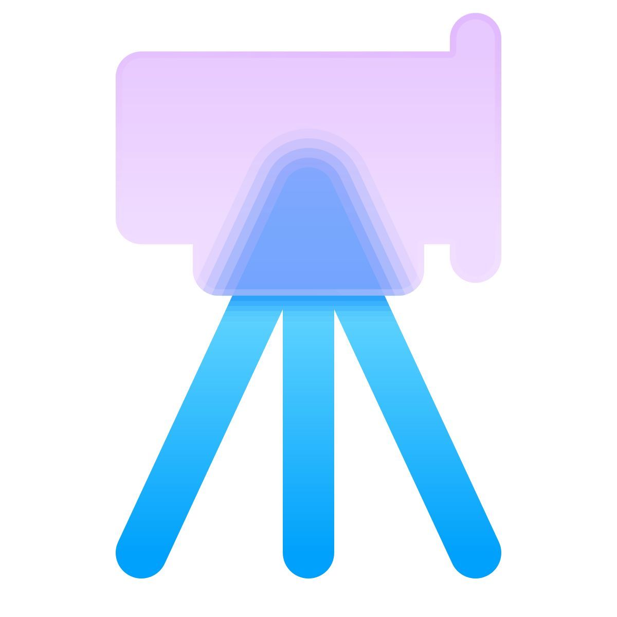 glassmorphism style 土地勘测 icon