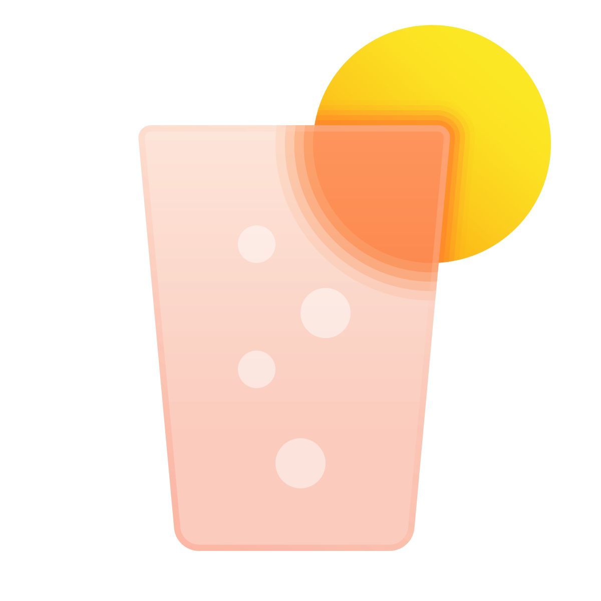 glassmorphism style limonata icon