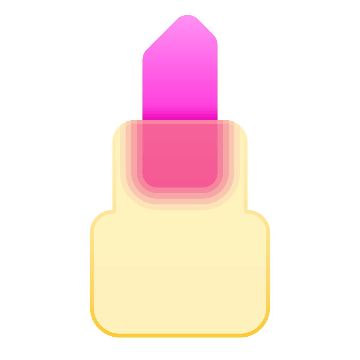 glassmorphism style rossetto icon