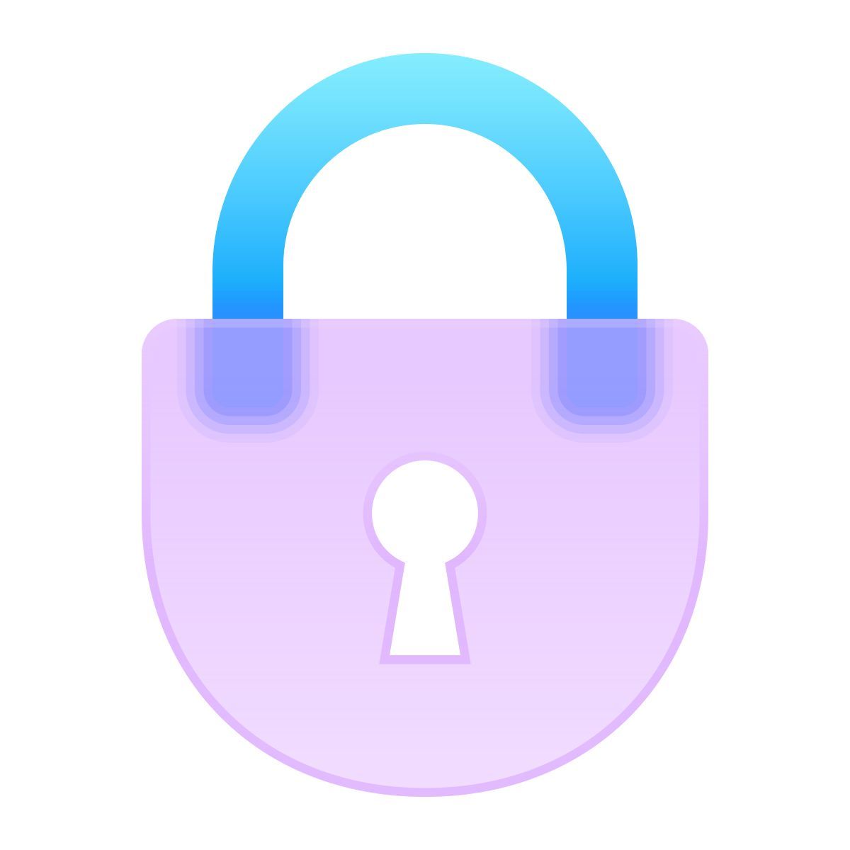 glassmorphism style cadenas icon