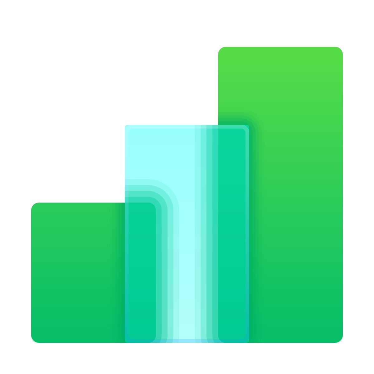 glassmorphism style conexión media icon
