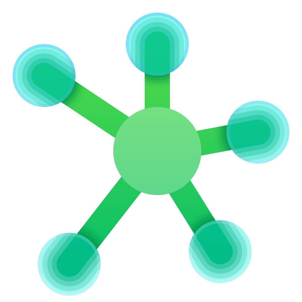 icon mapa mental glassmorphism estilo