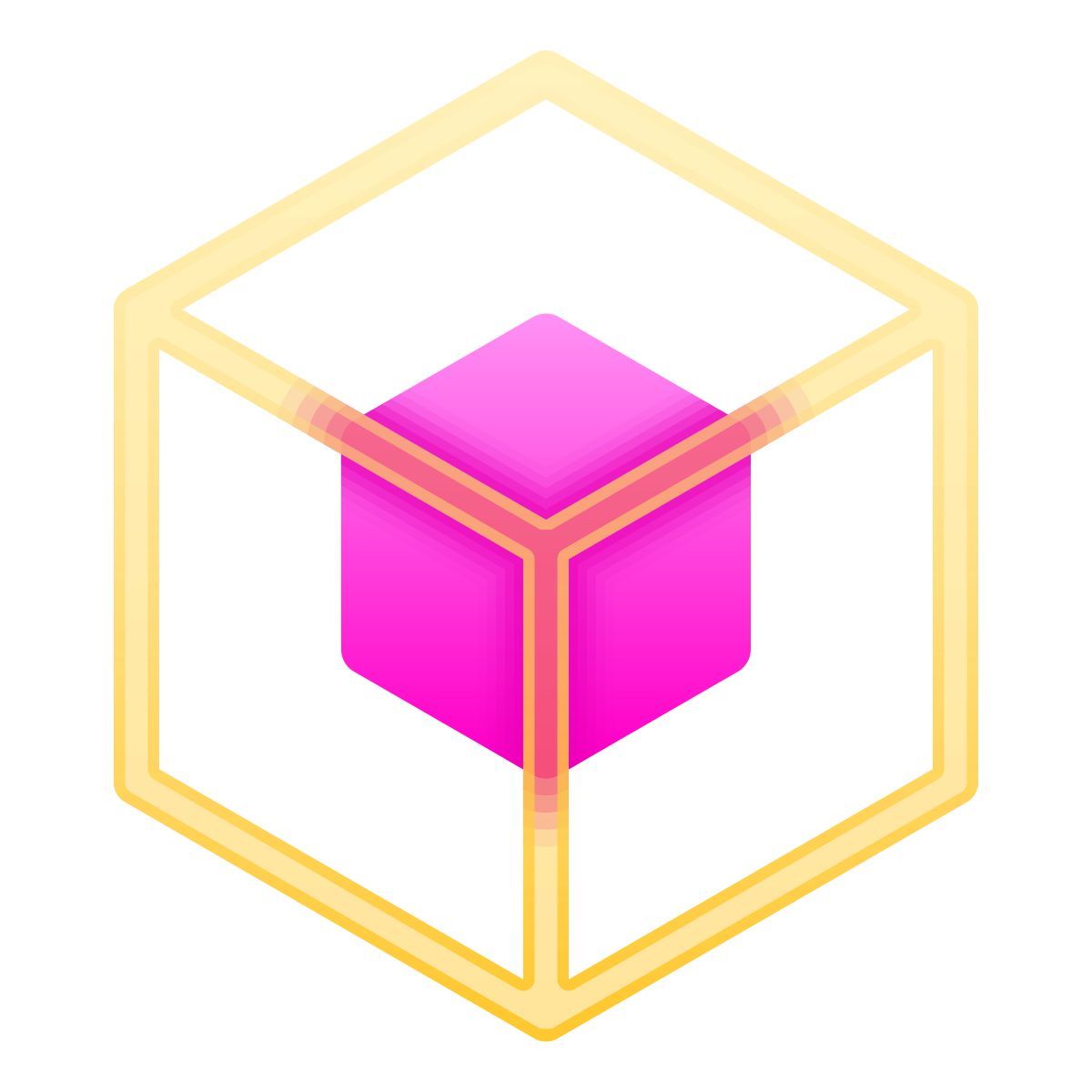 glassmorphism style module icon