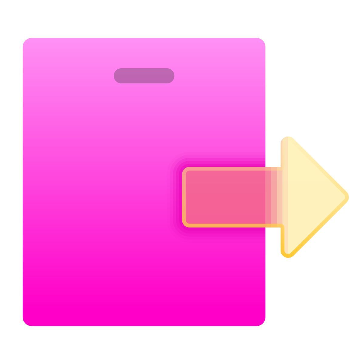 glassmorphism style move stock icon