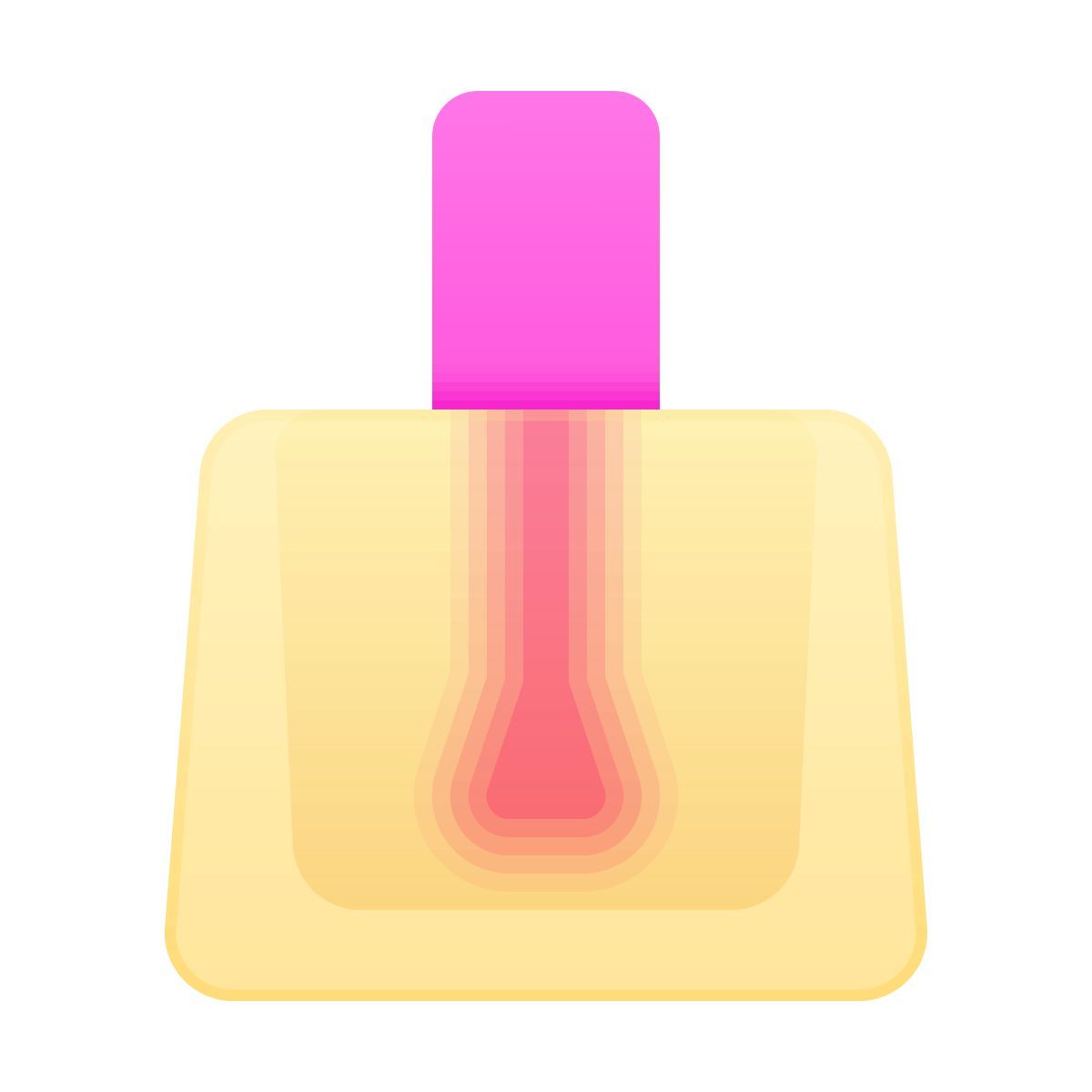 glassmorphism style esmalte de uñas icon