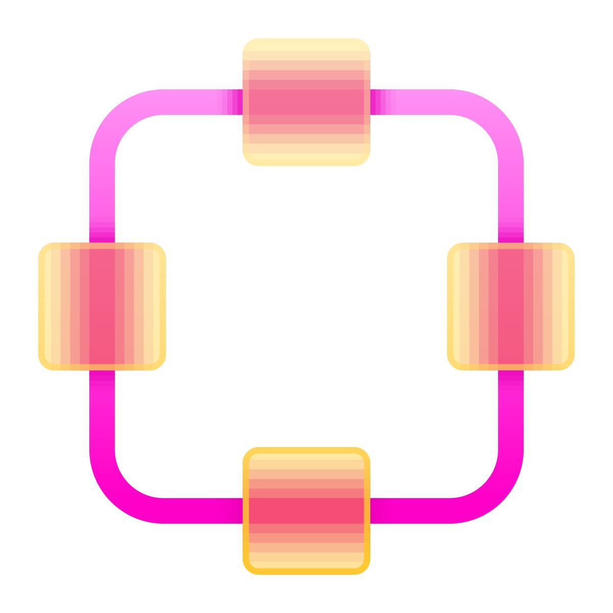 glassmorphism style rede icon