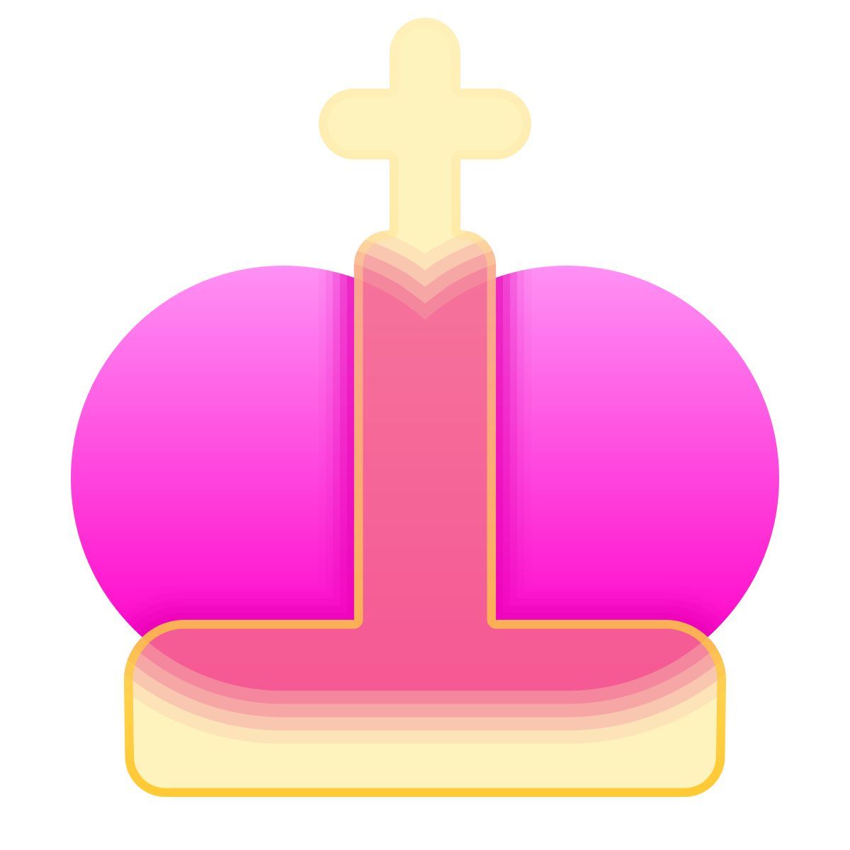 glassmorphism style 英国女王 icon