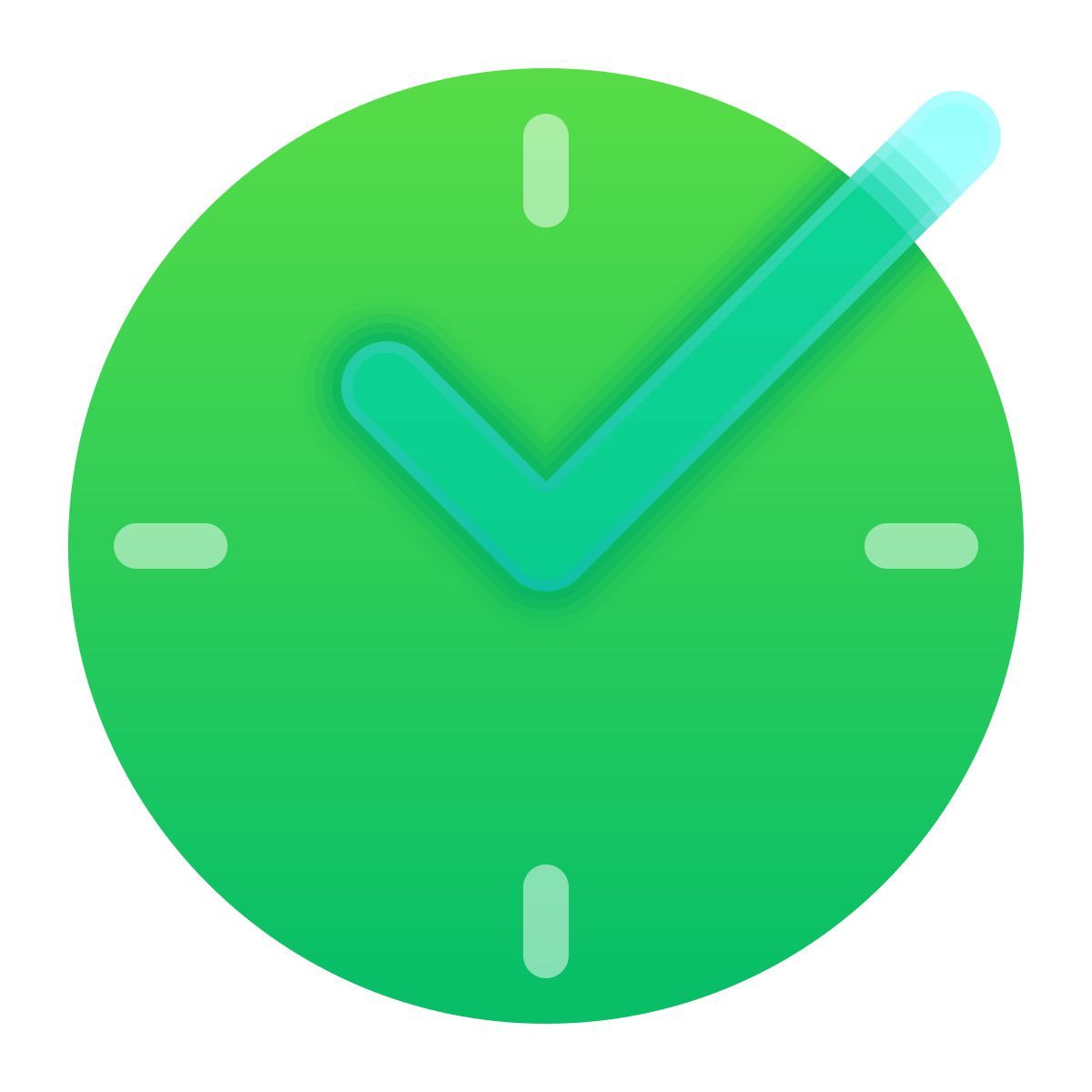 glassmorphism style リアルタイム保護 icon