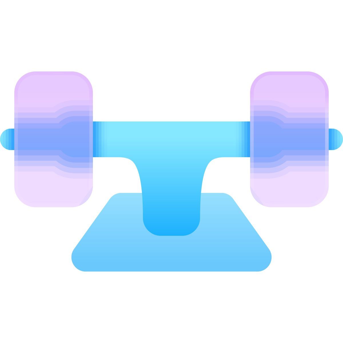 icona truck dello skateboard glassmorphism stile