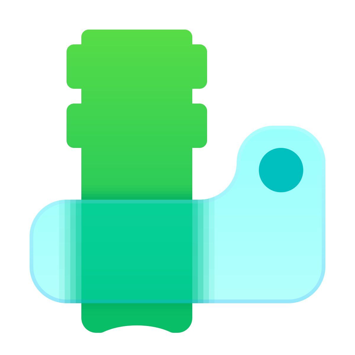 glassmorphism style obiettivo reflex grande icon