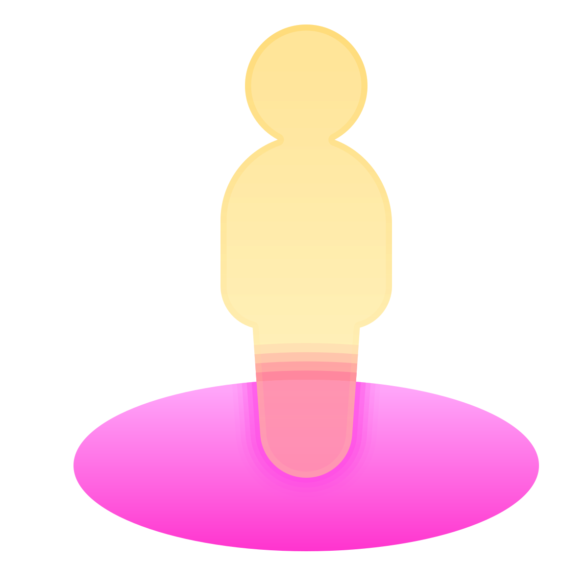 glassmorphism style street view icon