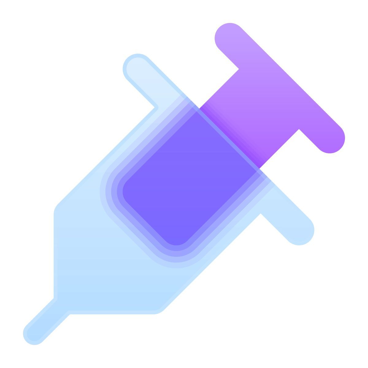 glassmorphism style seringa icon