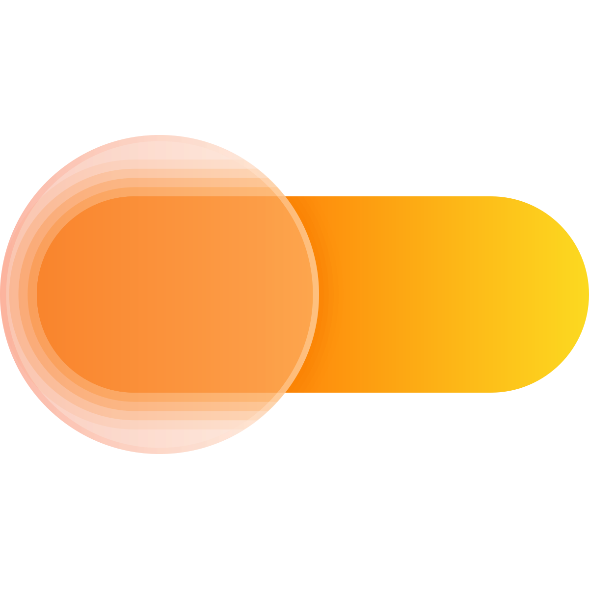 glassmorphism style toggle off icon