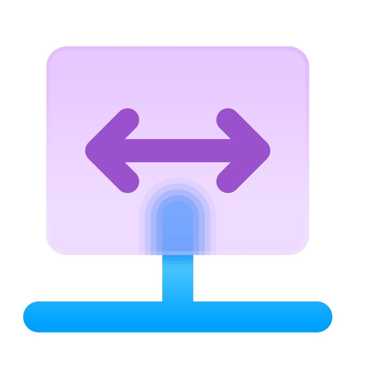 glassmorphism style vpn icon