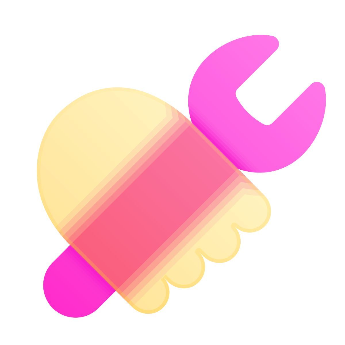 glassmorphism style 工作 icon