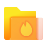 burn folder icon