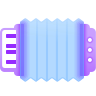 experimental accordion-glassmorphism icon