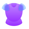 experimental armored-breastplate-glassmorphism icon