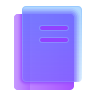 experimental book-glassmorphism icon