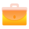 experimental briefcase-glassmorphism icon