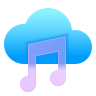 experimental sound-cloud--glassmorphism icon