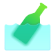 bottle floating-in-water icon
