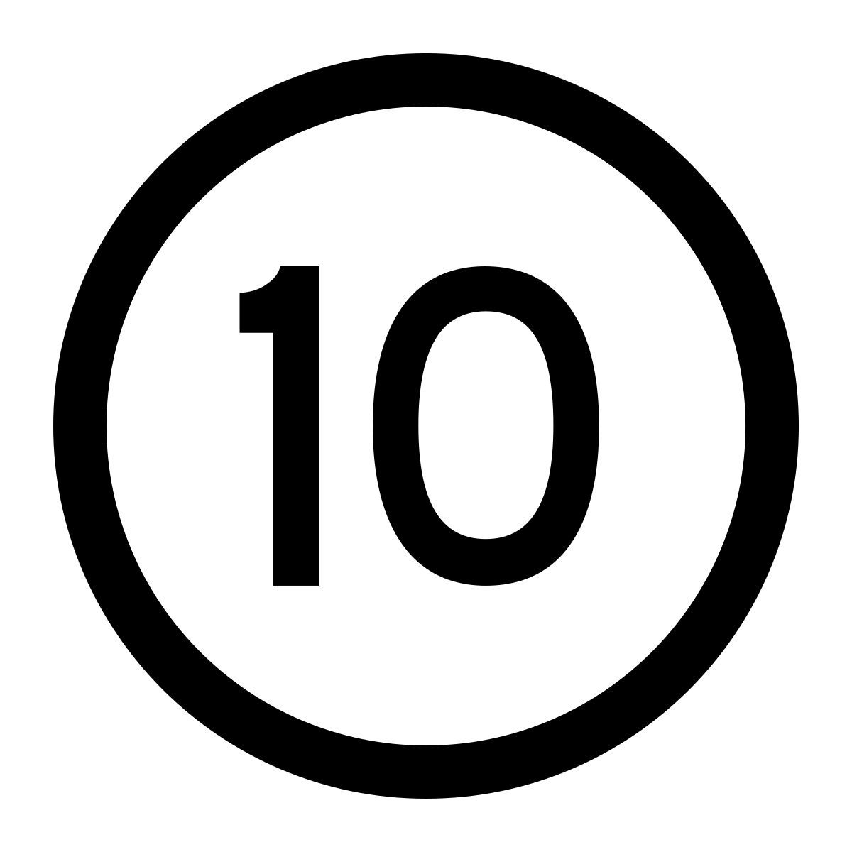glyph neue style 10 cercles icon