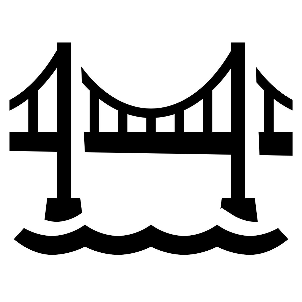 glyph neue style pont du 25 avril icon