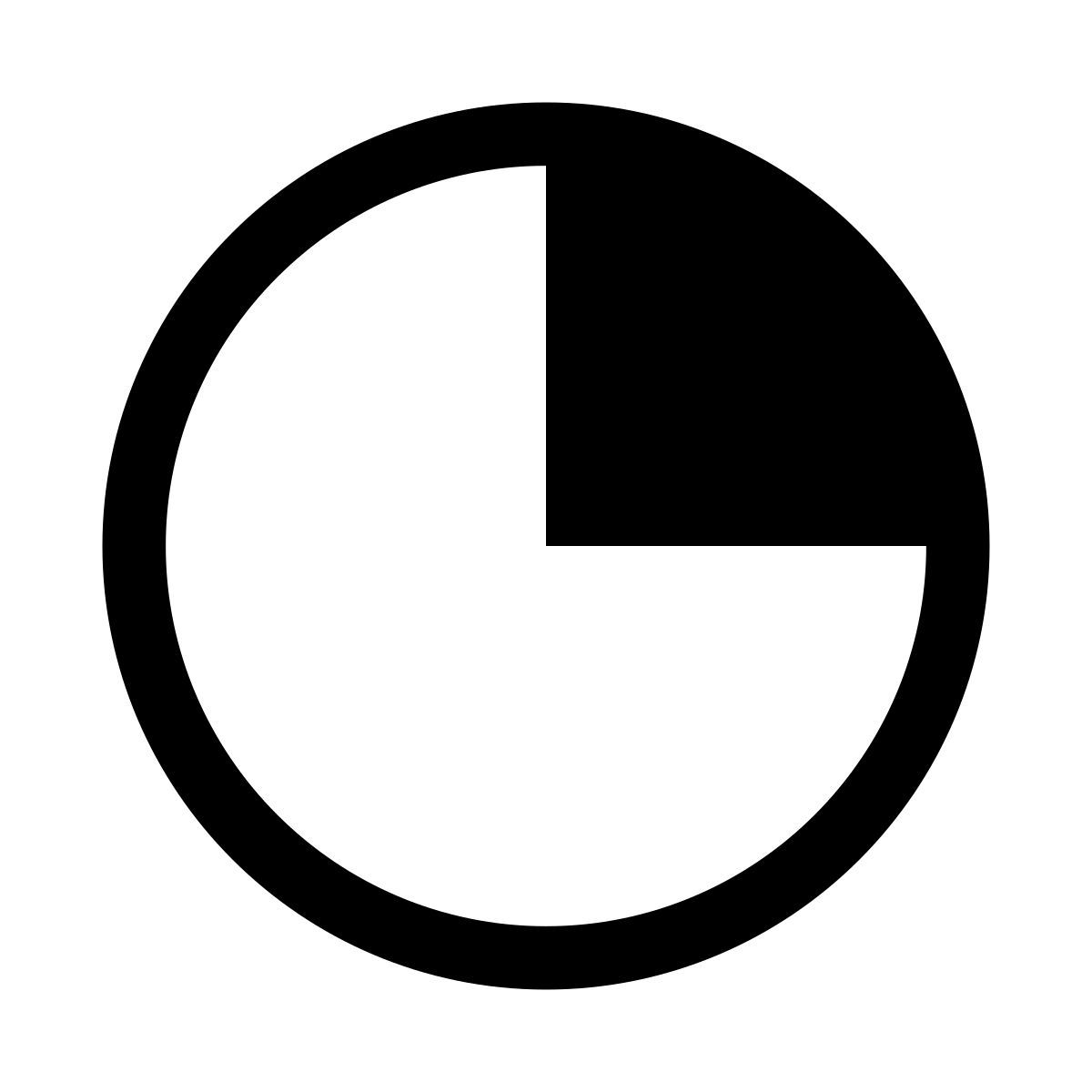 glyph neue style 25% icon