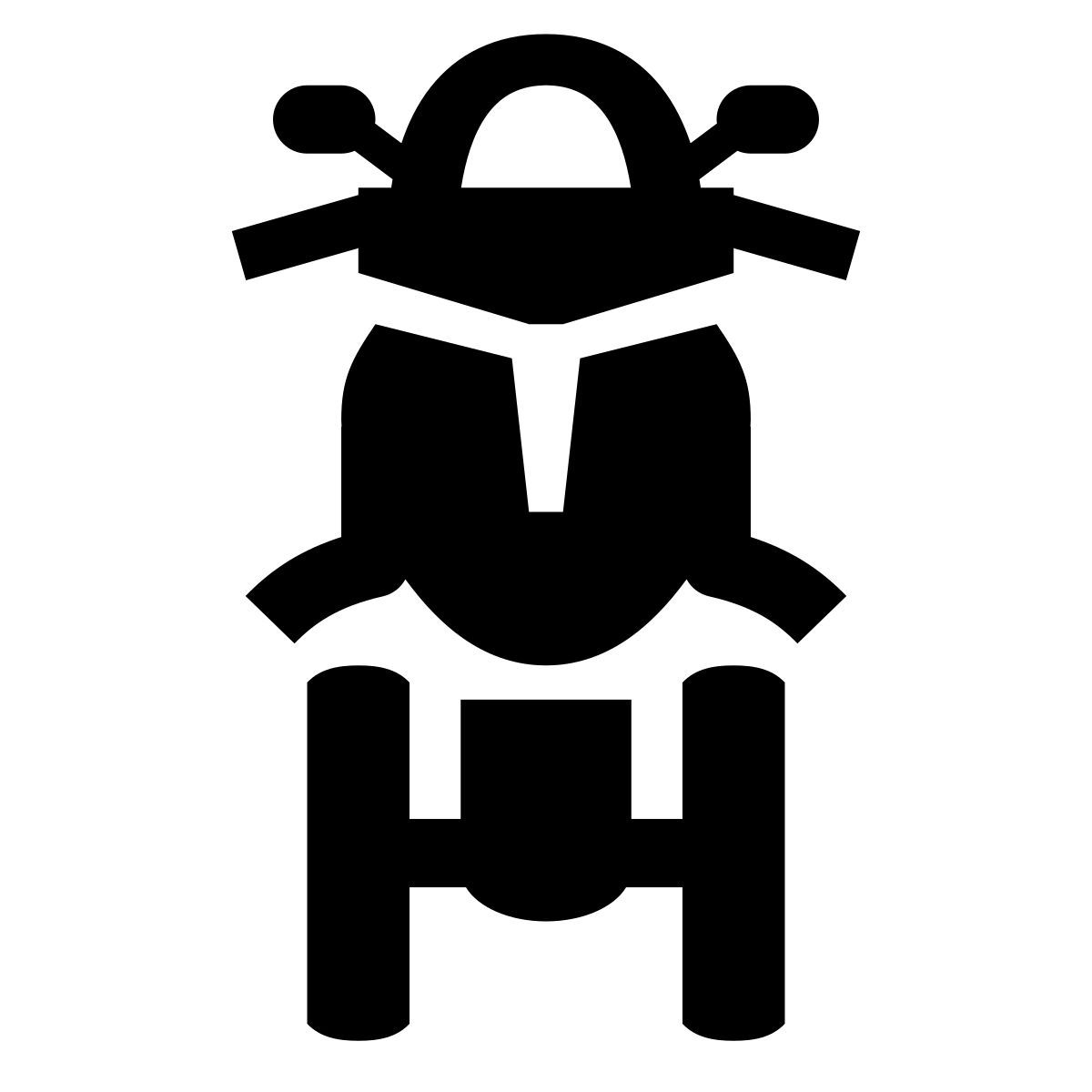glyph neue style scooter a 3 ruote icon