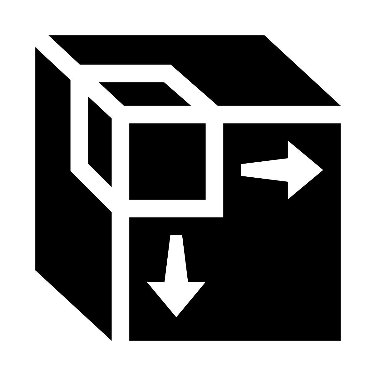 glyph neue style 3d model icon