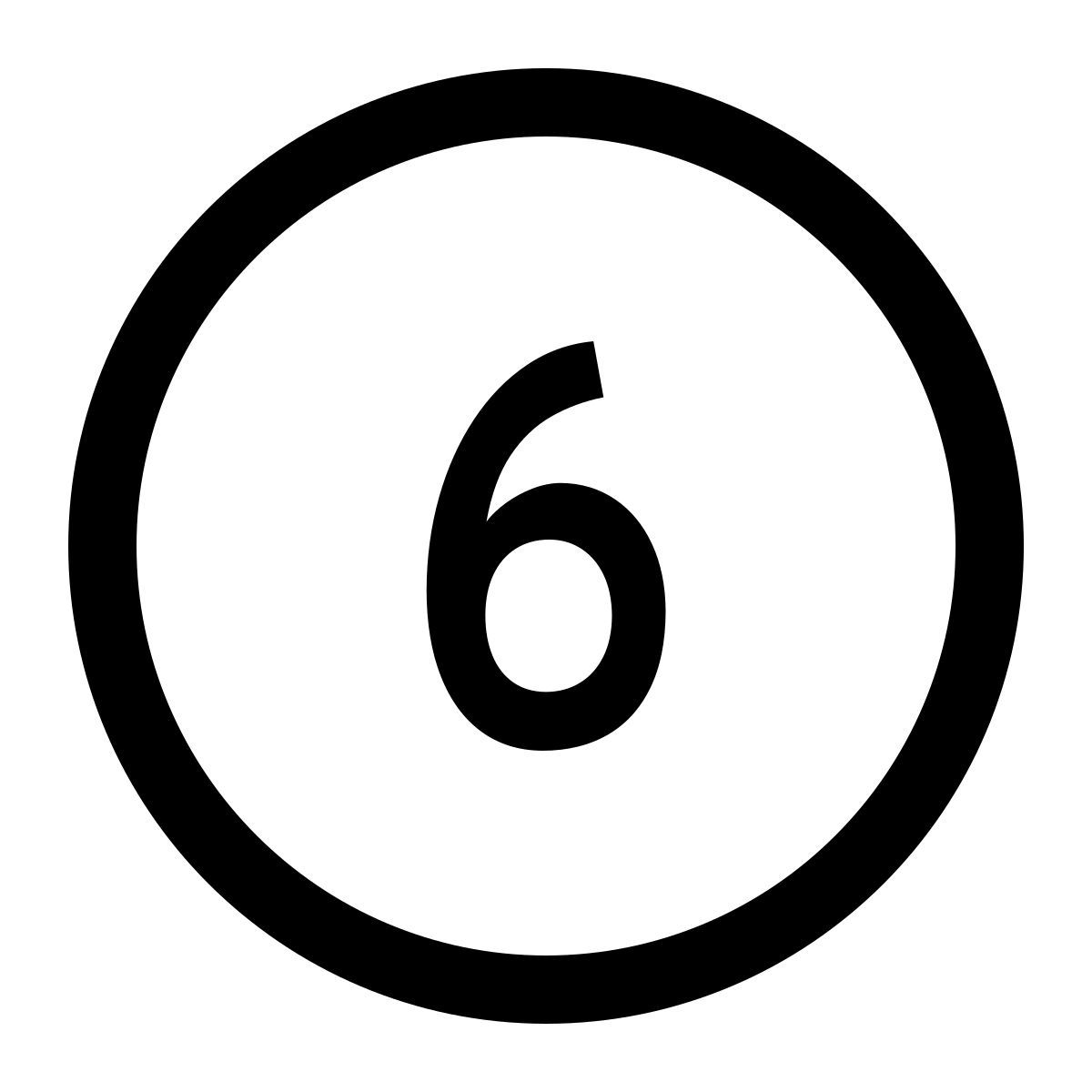 glyph neue style 6 icon