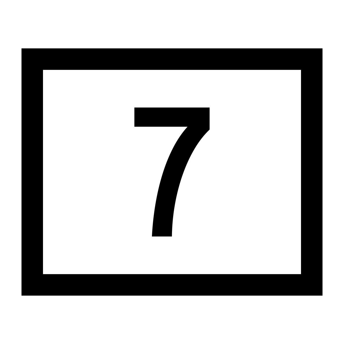 glyph neue style 7 icon