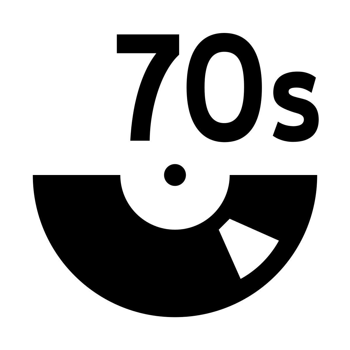 glyph neue style musica anni 70 icon