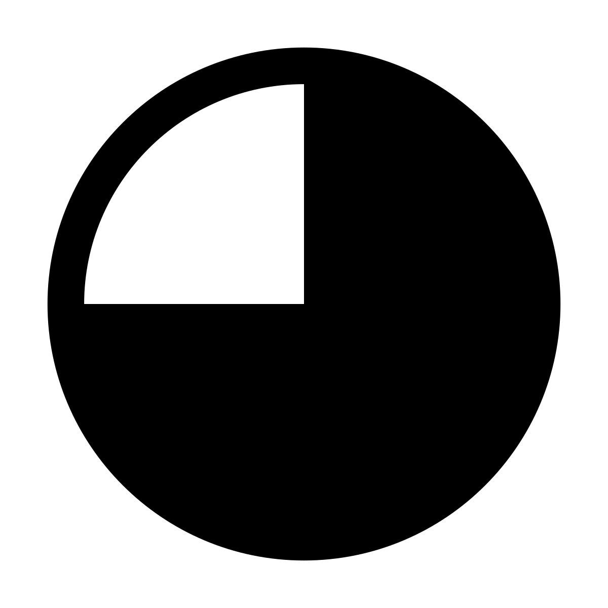 glyph neue style fraction icon