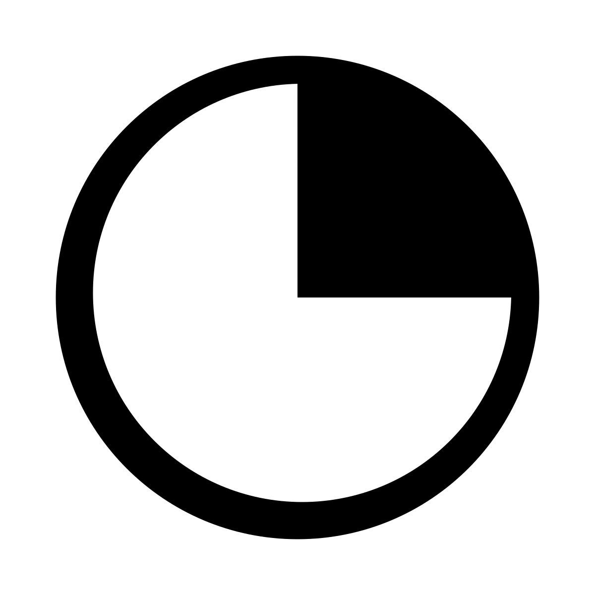 glyph neue style 90 degrés icon