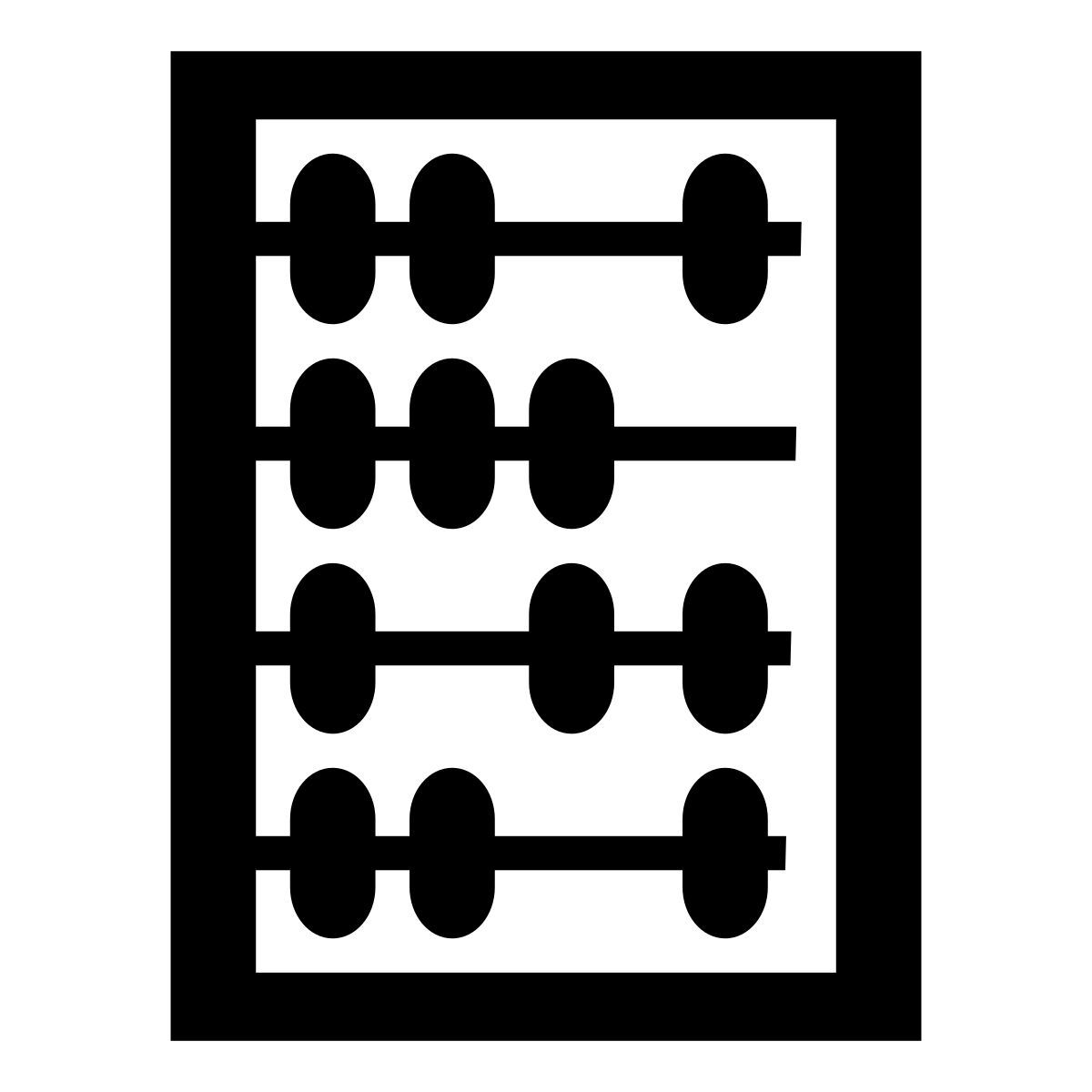 glyph neue style abaque icon