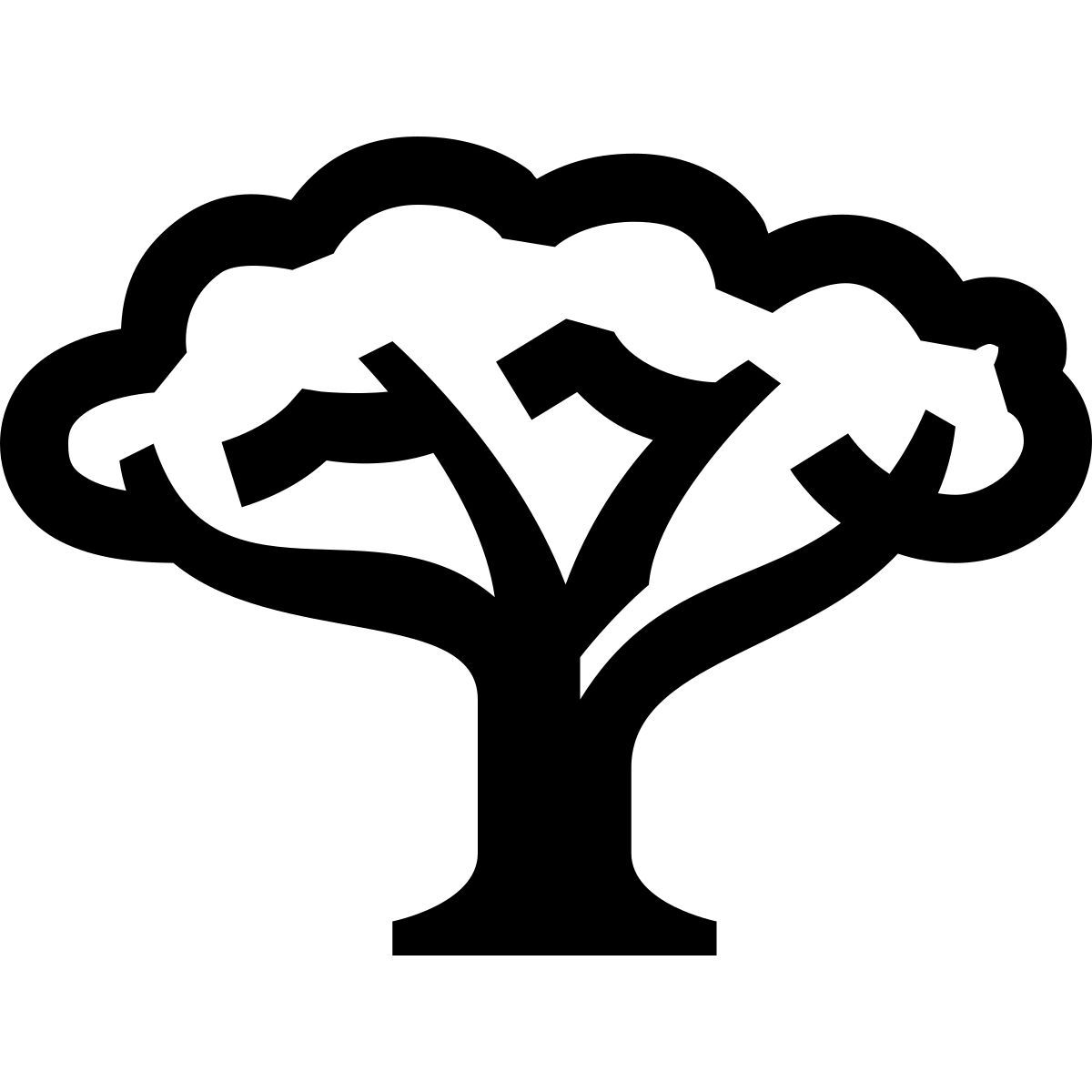 glyph neue style acacia icon