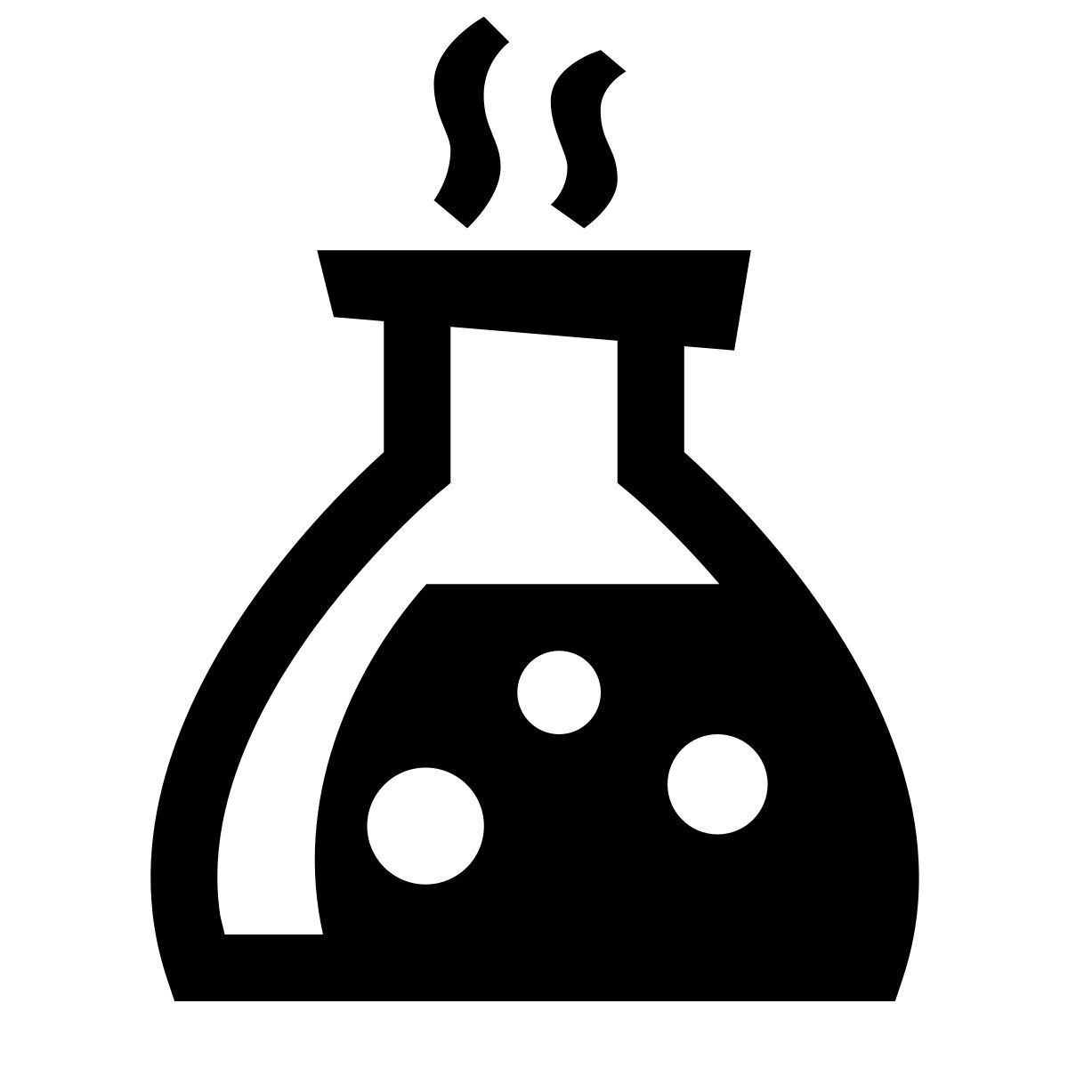 glyph neue style flacon d'acide icon
