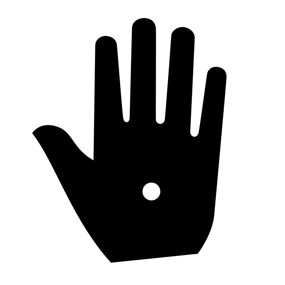glyph neue style punto di agopuntura icon