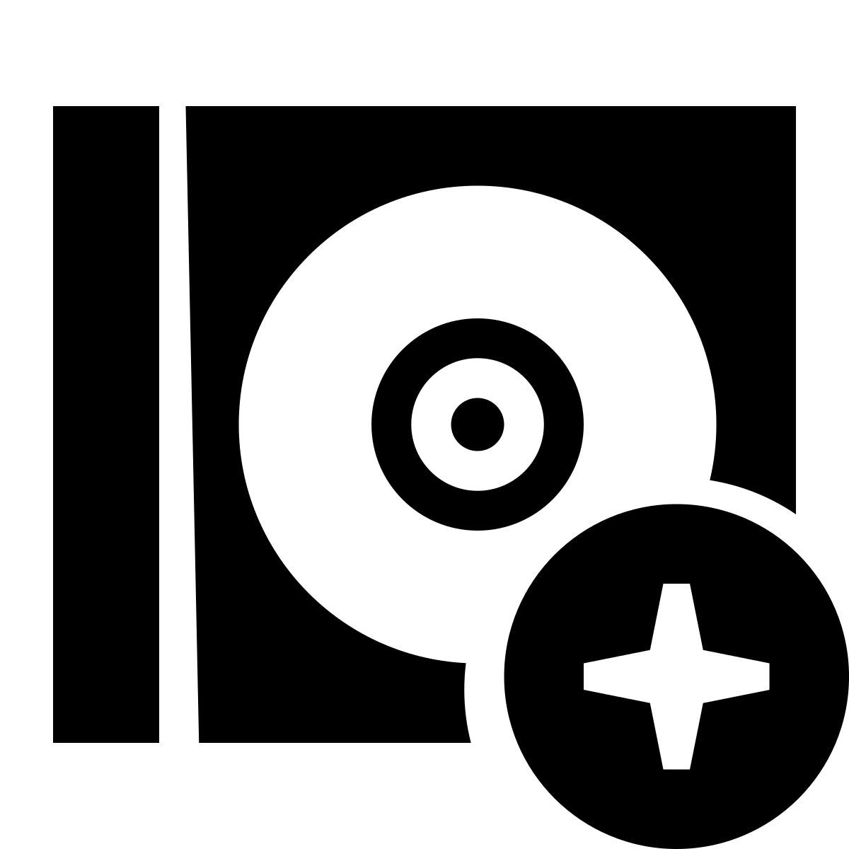glyph neue style ajouter un album icon