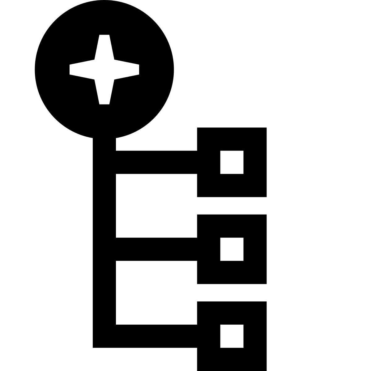 glyph neue style ajoutez un nœud icon