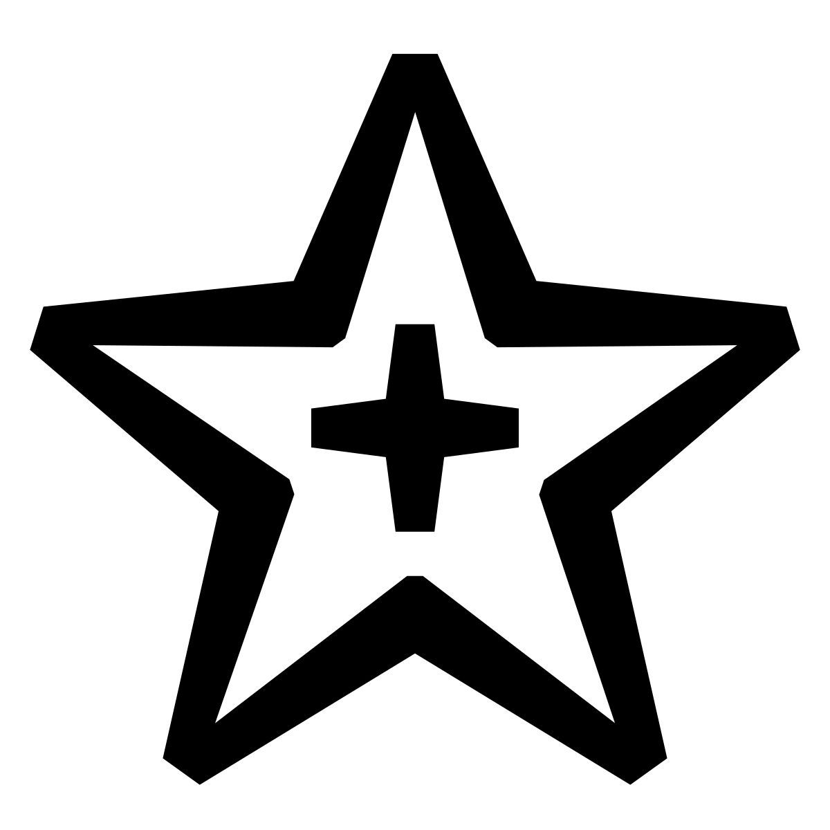 glyph neue style 즐겨 찾기에 추가 icon