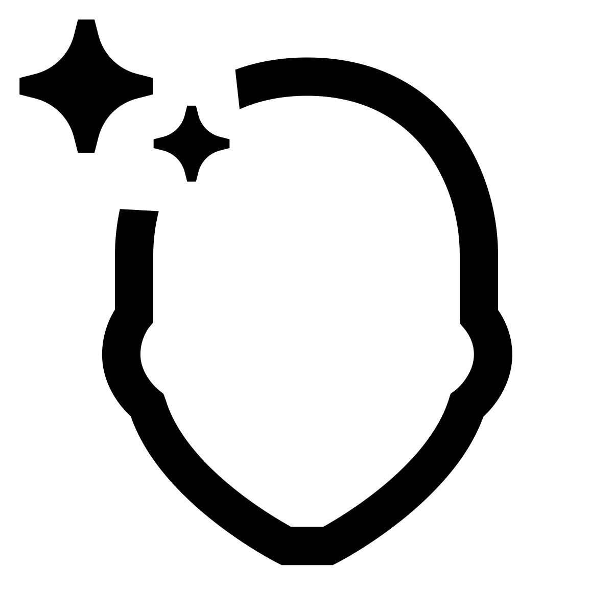 glyph neue style ai using icon