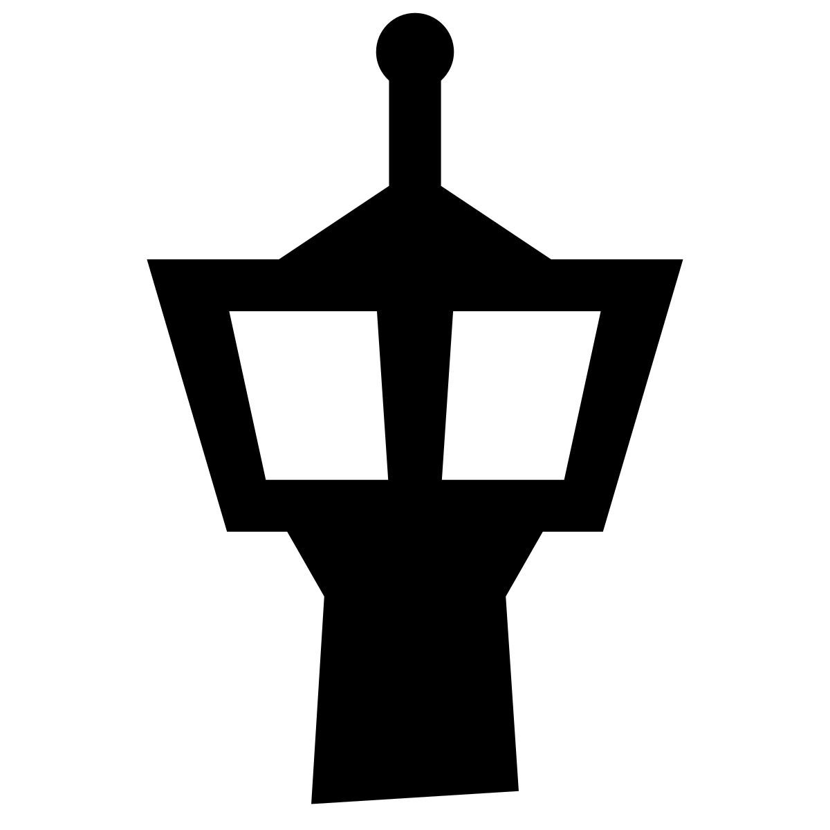 glyph neue style башня управления воздушным движением icon