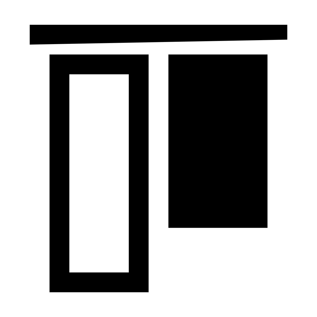 glyph neue style トップの位置を合わせます icon