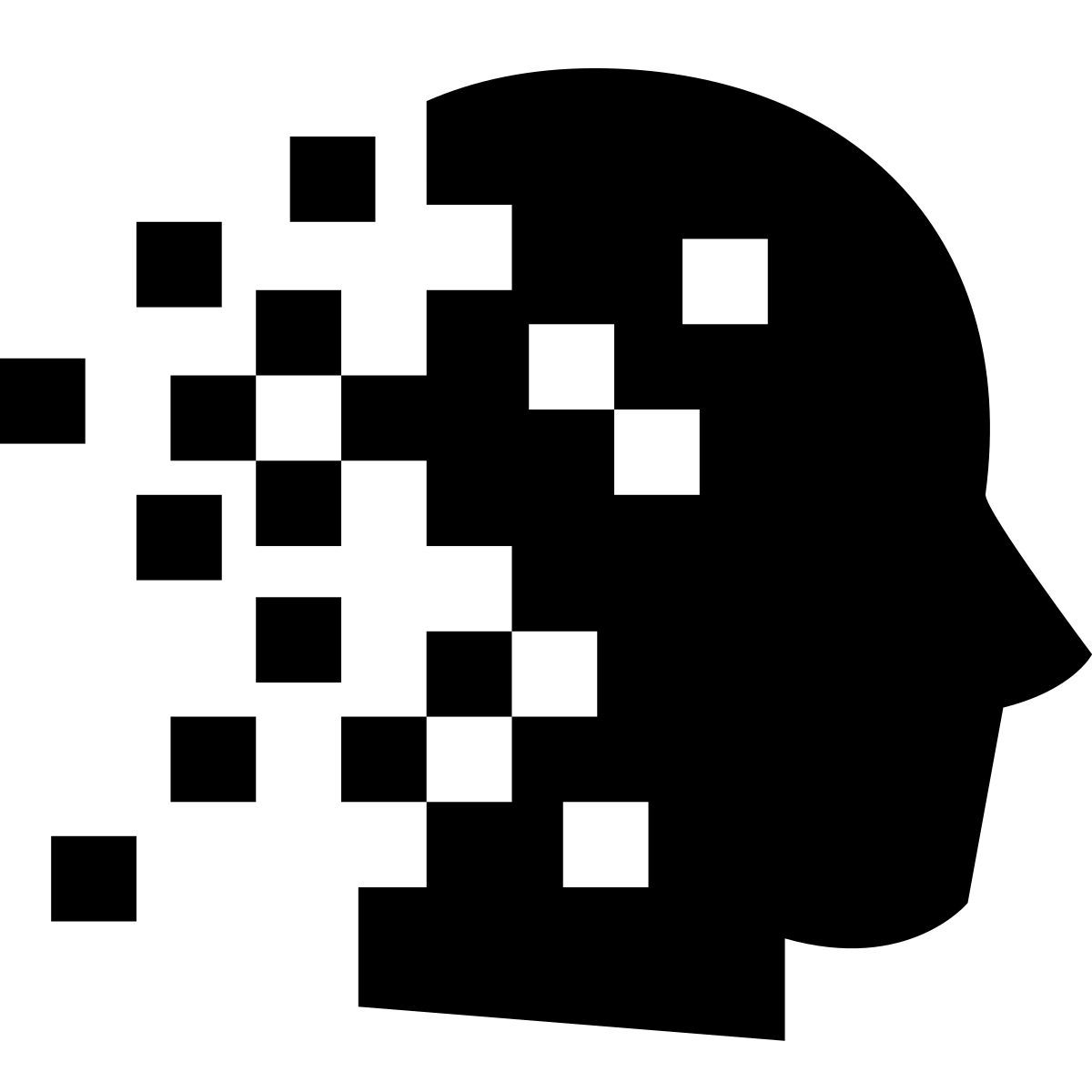 glyph neue style alzheimer icon