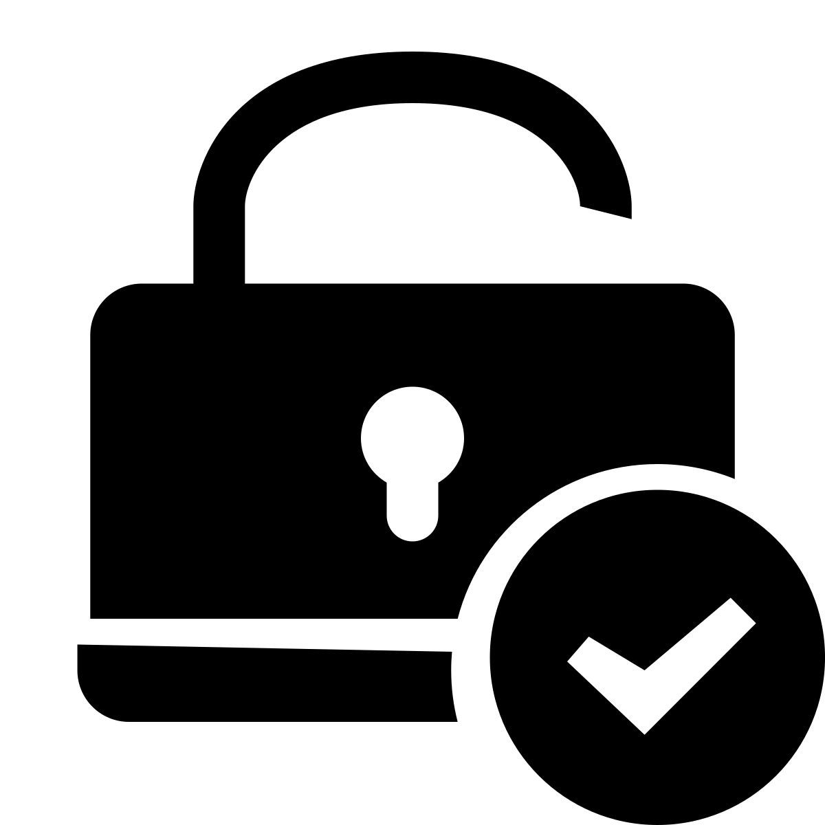 glyph neue style 批准解锁 icon